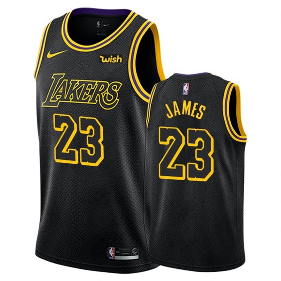 black lakers lebron jersey